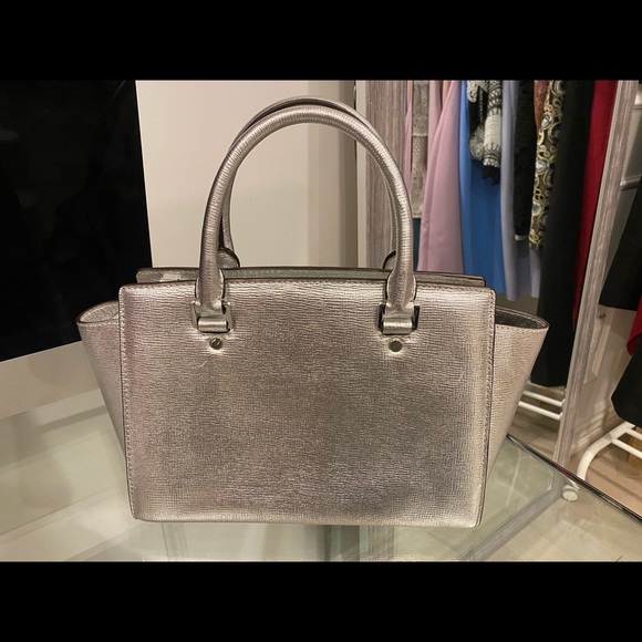 Michael Kors Selma Satchel silver - Picture 5 of 7